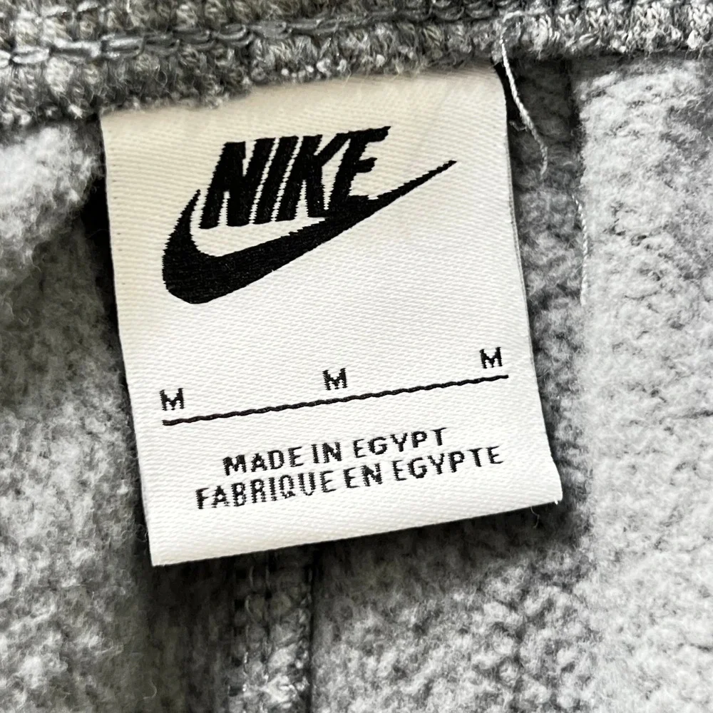 Nike Sportswear Club Fleece Monogram Joggers Mens M Grey Allover Print HJ6884